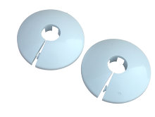 Plastrosett 3/4" hvit - 2 stk.